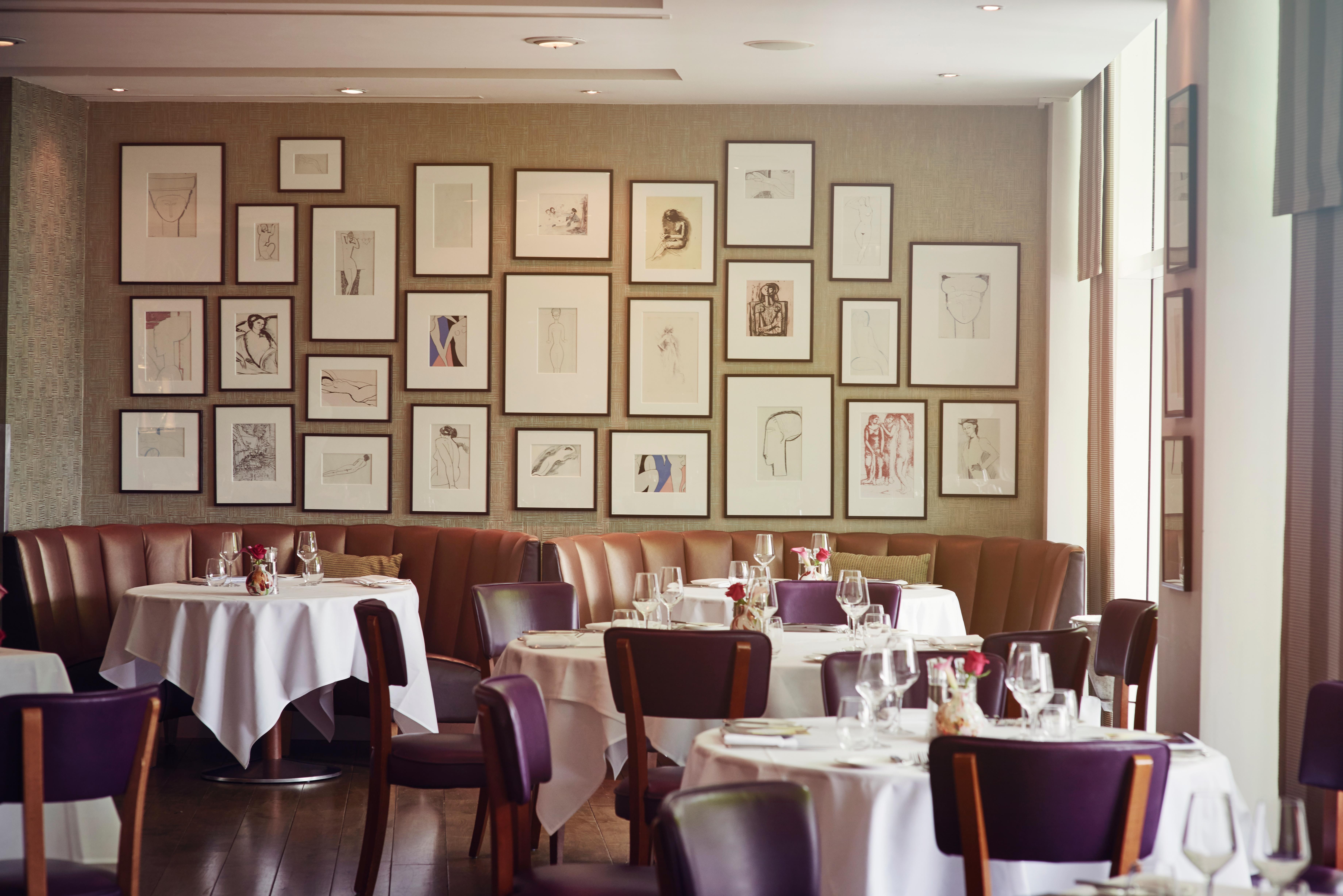The Lowry Hotel Manchester Exterior foto Interior of the restaurant